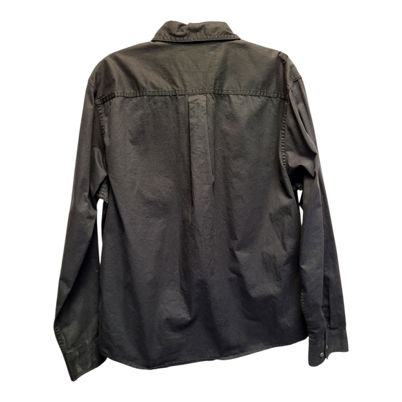 Classic Black Dress Shirt with Long Sleeves - Size L - Picture 2 of 6